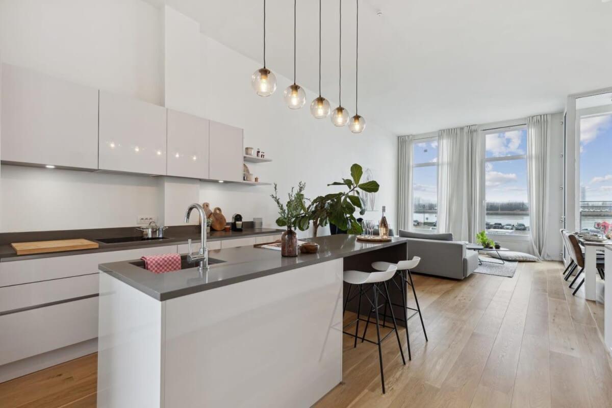 Bright Waterfront Apartment Antuérpia Exterior foto
